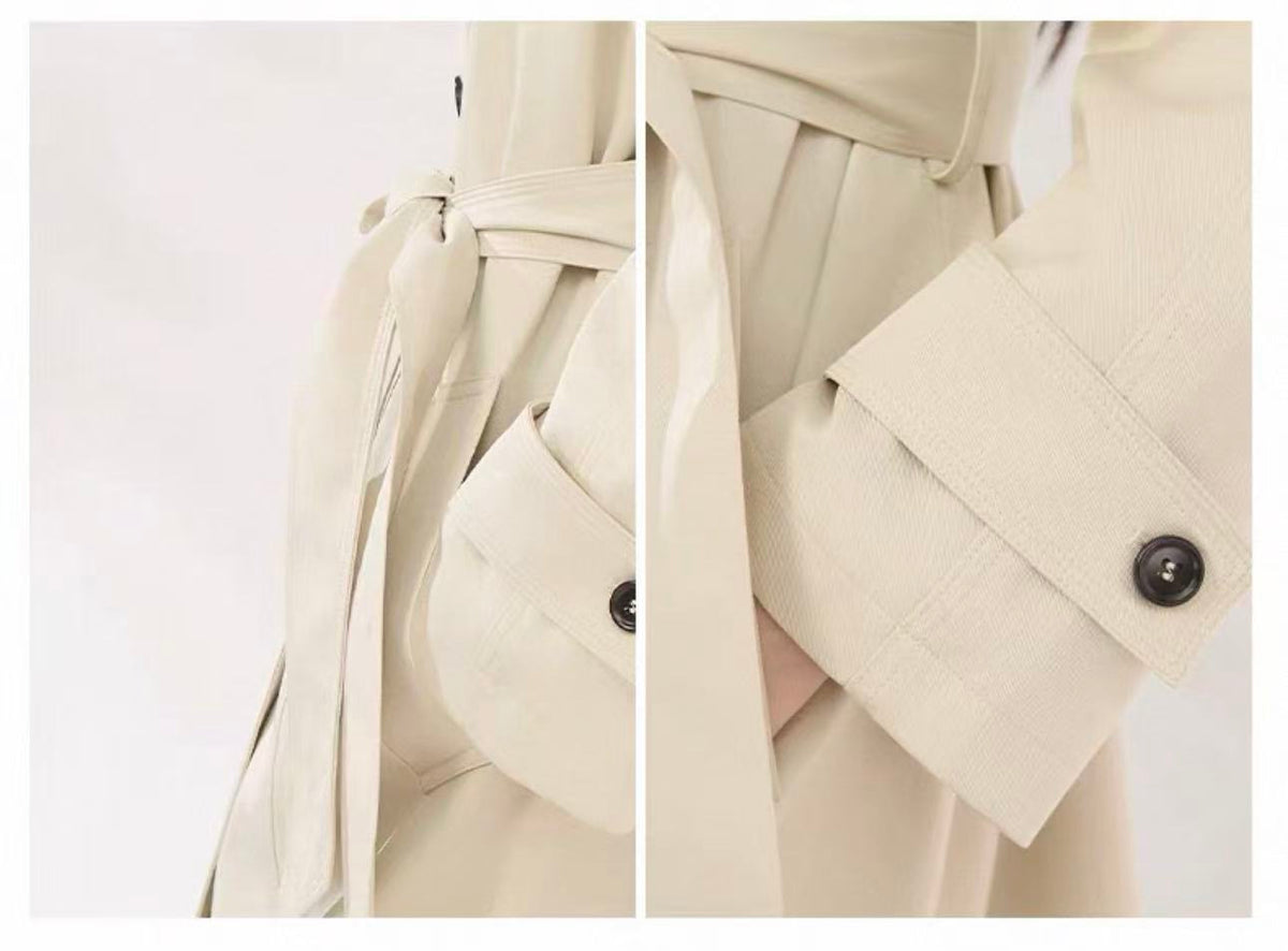 Classic Belted Trench Coat