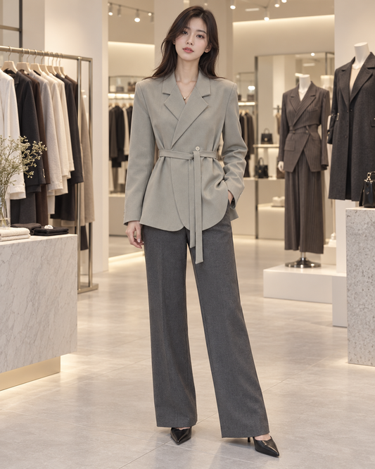 Mid-length blazer