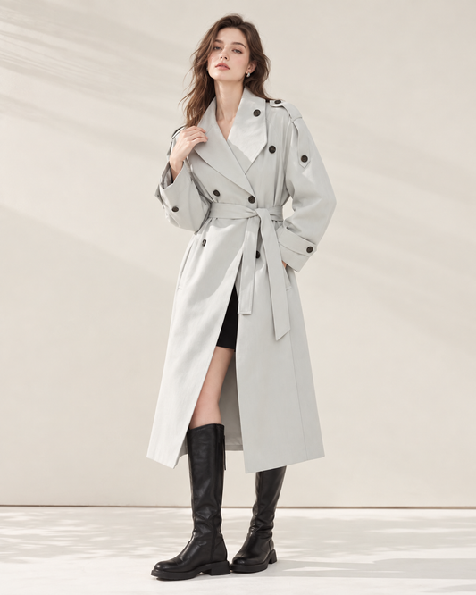 Classic Belted Trench Coat