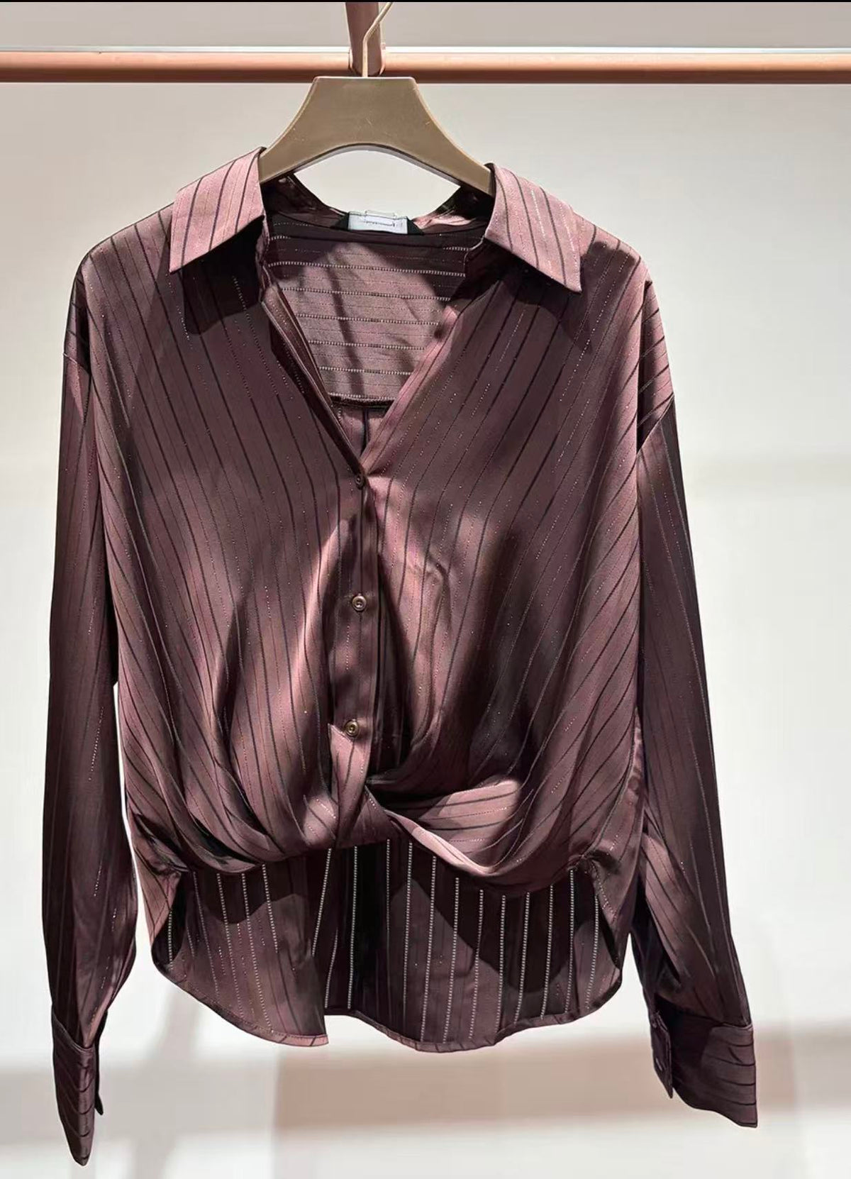 Vintage Striped Twist Shirt